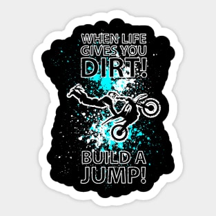 Motocross Biker Freestyle Stunt Sticker